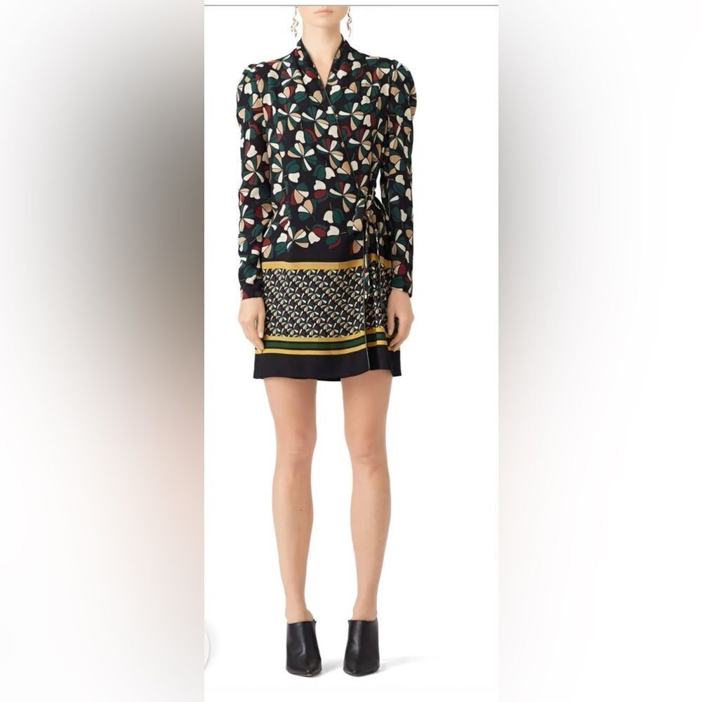 Ophelia Deby Debo Printed Dress Size XS Oversized